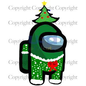 Among Us Christmas, Christmas Svg, Merry Christmas, Xmas Svg, Christmas Eve Svg, Fun Christmas Svg, Christmas Gift, Among Us Svg, Christmas Tree Svg, trending game, impostor svg, crewmate svg