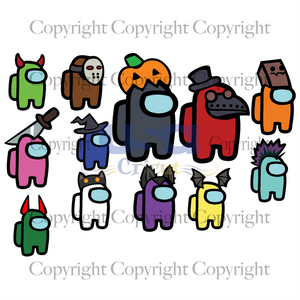 Among Us Halloween Bundle, Trending Svg, SVG files for cricut instant download file - USA Cricut