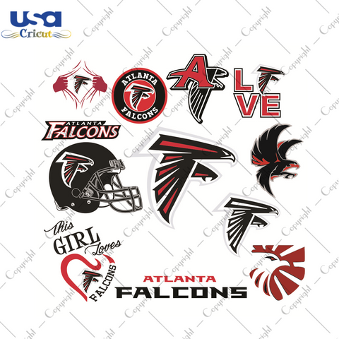 Atlanta Falcons Sport Gift Diy Crafts Svg Files For Cricut, Silhouette Sublimation Files