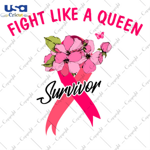 Survivor Breast Cancer Support Diy Crafts Svg Files For Cricut, Silhouette Sublimation Files - USA Cricut