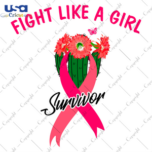 Survivor Breast Cancer Gift Idea Diy Crafts Svg Files For Cricut, Silhouette Sublimation Files - USA Cricut