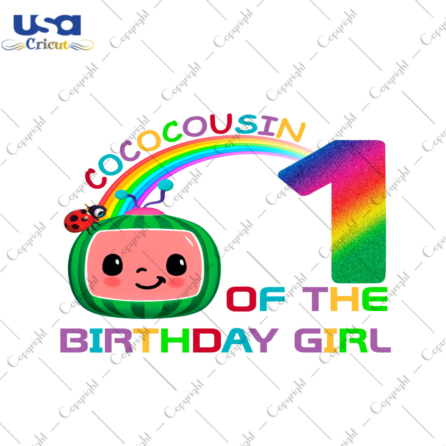 Cococousin Of The Birthday Girl Diy Crafts Svg Files For Cricut, Silhouette Sublimation Files - USA Cricut