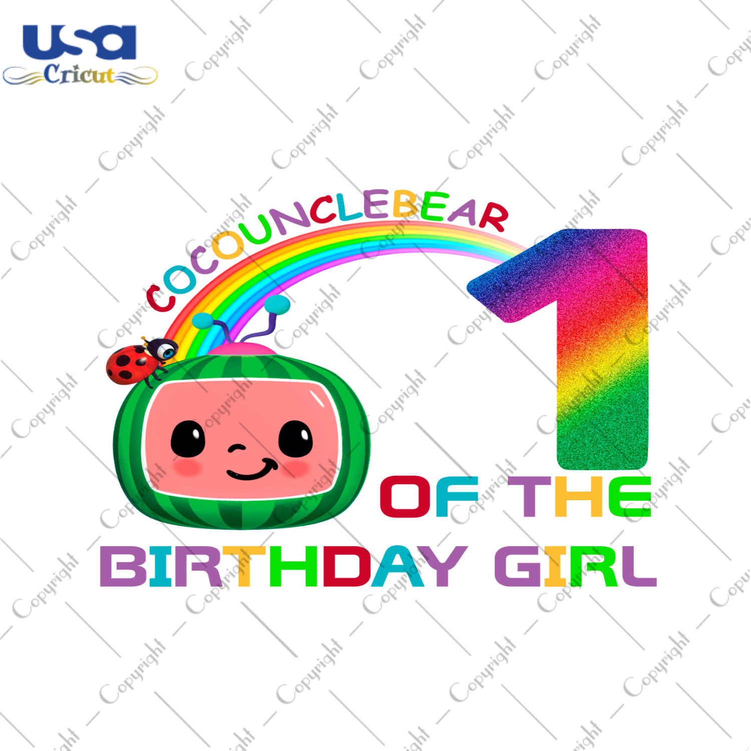 Cocounclebear Of The Birthday Girl Diy Crafts Svg Files For Cricut, Silhouette Sublimation Files - USA Cricut