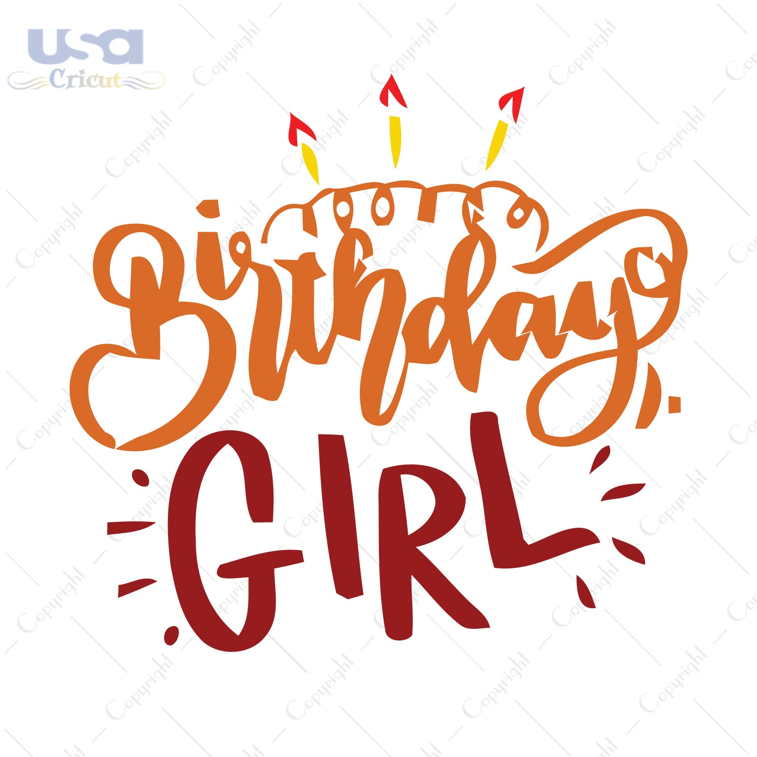 Birthday Girl Svg, Birthday Svg, Happy Birthday,SVG files for cricut instant download file - USA Cricut