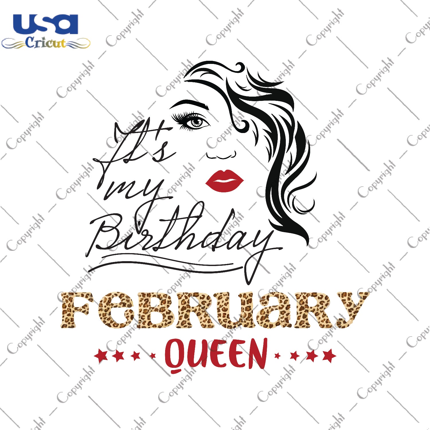 Its My Birthday February Queen Gifts, Shirt For Birthday Queen Svg File Diy Crafts Svg Files For Cricut, Silhouette Sublimation Files - USA Cricut