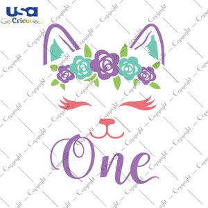 One Birthday Cat Gifts, Shirt For Birthday Kids Svg File Diy Crafts Svg Files For Cricut, Silhouette Sublimation File - USA Cricut