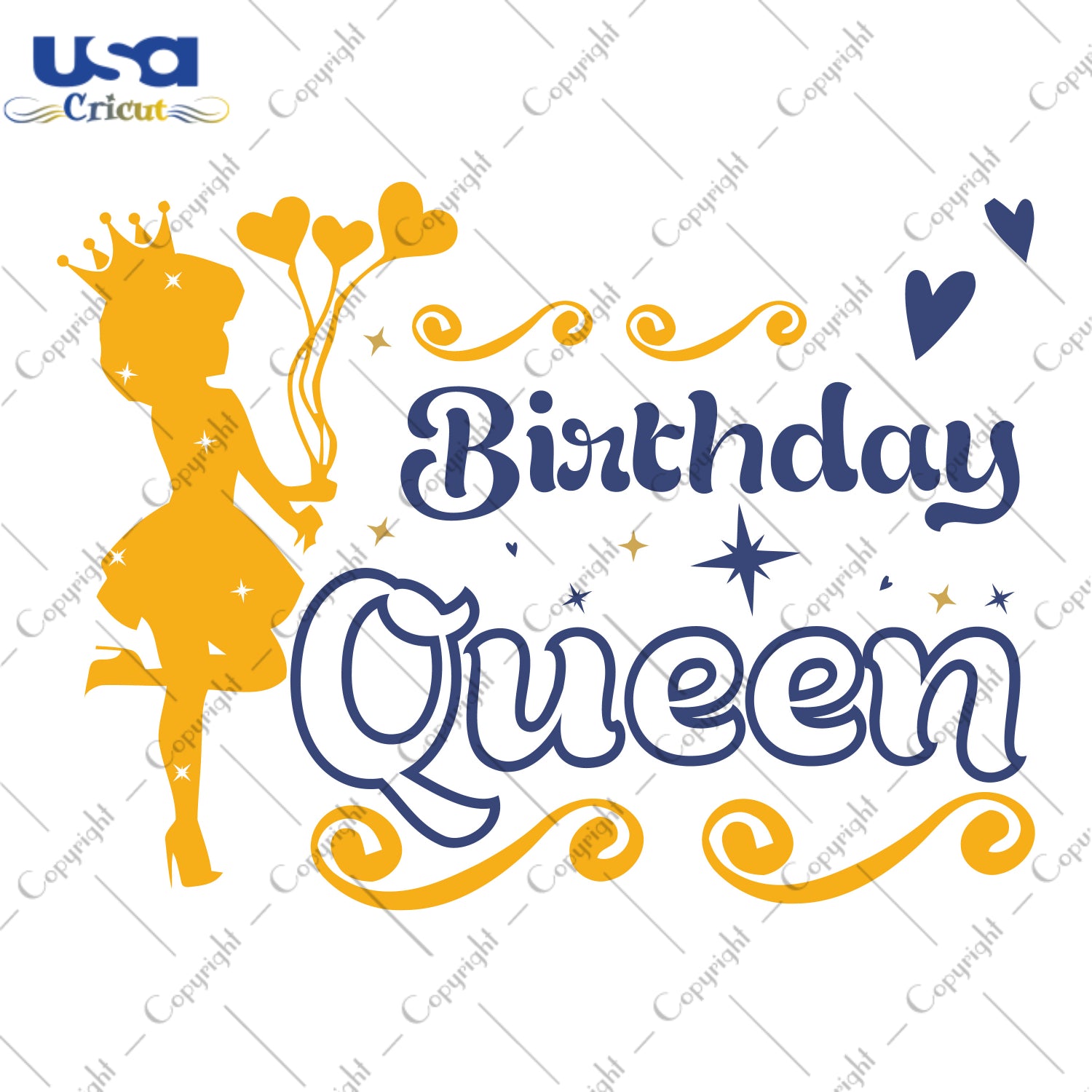 Birthday Queen Gifts, Shirt For Birthday Queen Svg File Diy Crafts Svg Files For Cricut, Silhouette Sublimation Files - USA Cricut