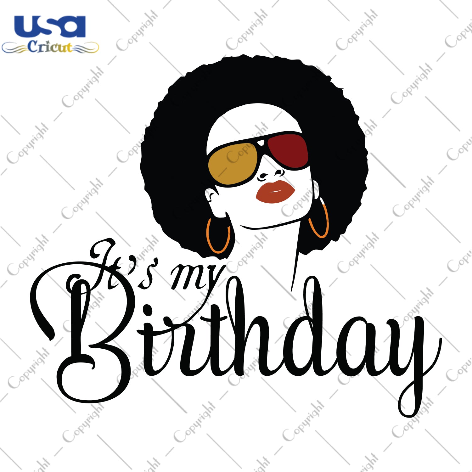 Its My Birthday Black Diva Gifts, Shirt For Birthday Girl Svg File Diy Crafts Svg Files For Cricut, Silhouette Sublimation Files - USA Cricut