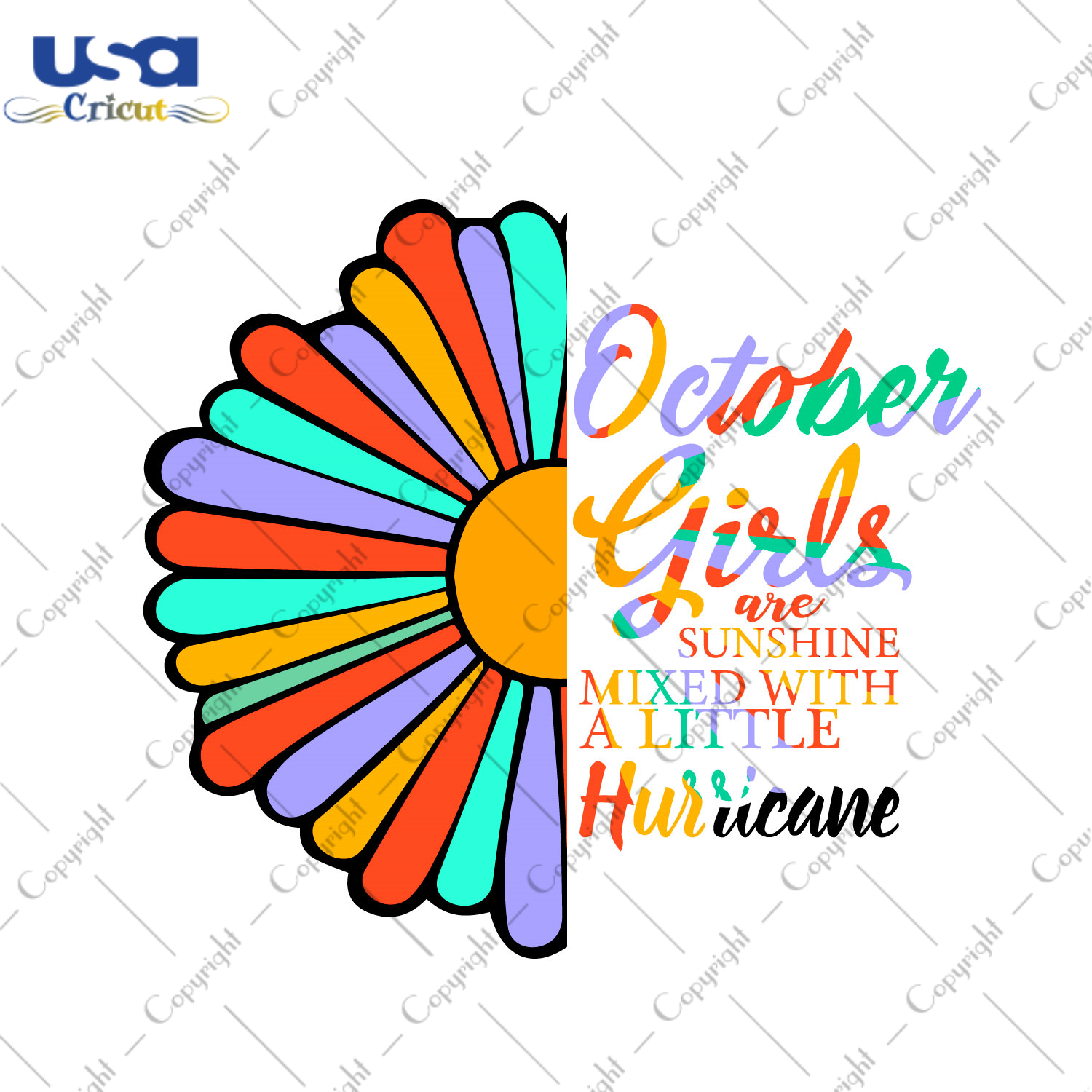 October Girls Are Sunshine Birthday Gift Diy Crafts Svg Files For Cricut, Silhouette Sublimation Files - USA Cricut