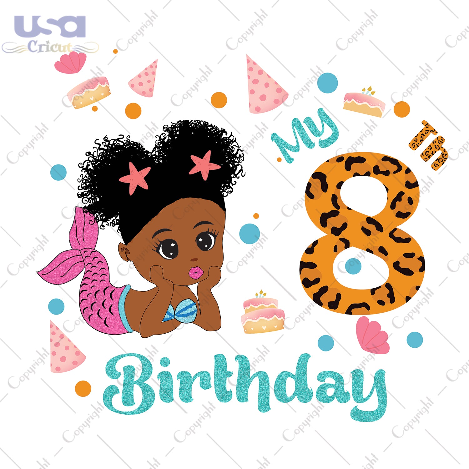 My 8th Birthday Gifts, Shirt For Birthday Svg File Diy Crafts Svg Files For Cricut, Silhouette Sublimation Files - USA Cricut