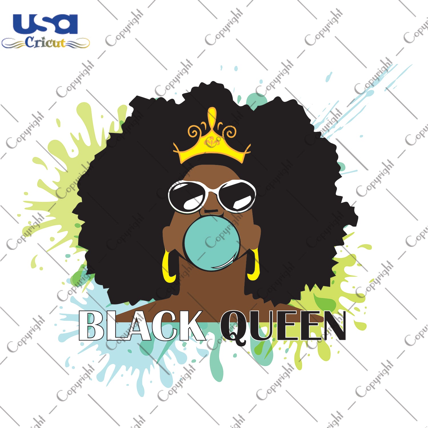 Black Queen Gifts, Shirt For Black Girl Svg File Diy Crafts Svg Files For Cricut, Silhouette Sublimation Files - USA Cricut