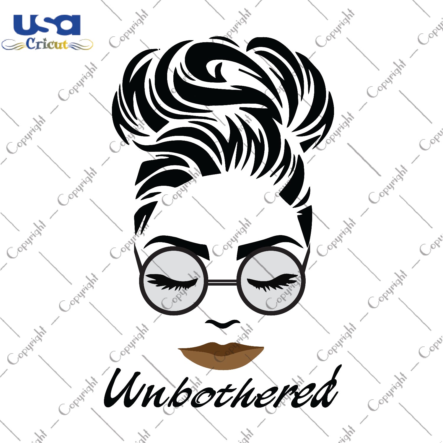 Unbothered Black Girl Gifts, Shirt For Black Girl Svg File Diy Crafts Svg Files For Cricut, Silhouette Sublimation Files - USA Cricut