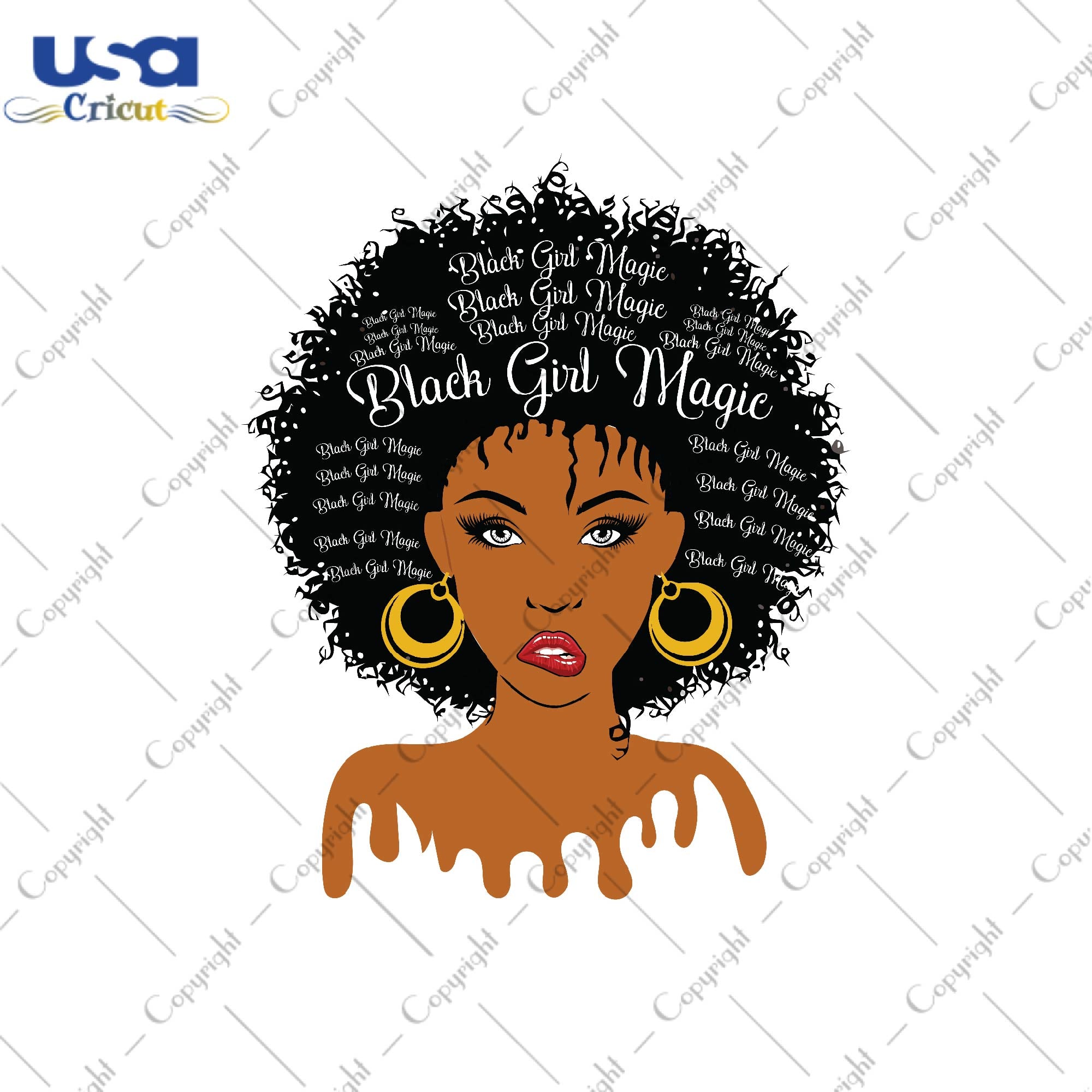 Black Girl Magic Gifts, Shirt For Black Girl Svg File Diy Crafts Svg Files For Cricut, Silhouette Sublimation Files - USA Cricut