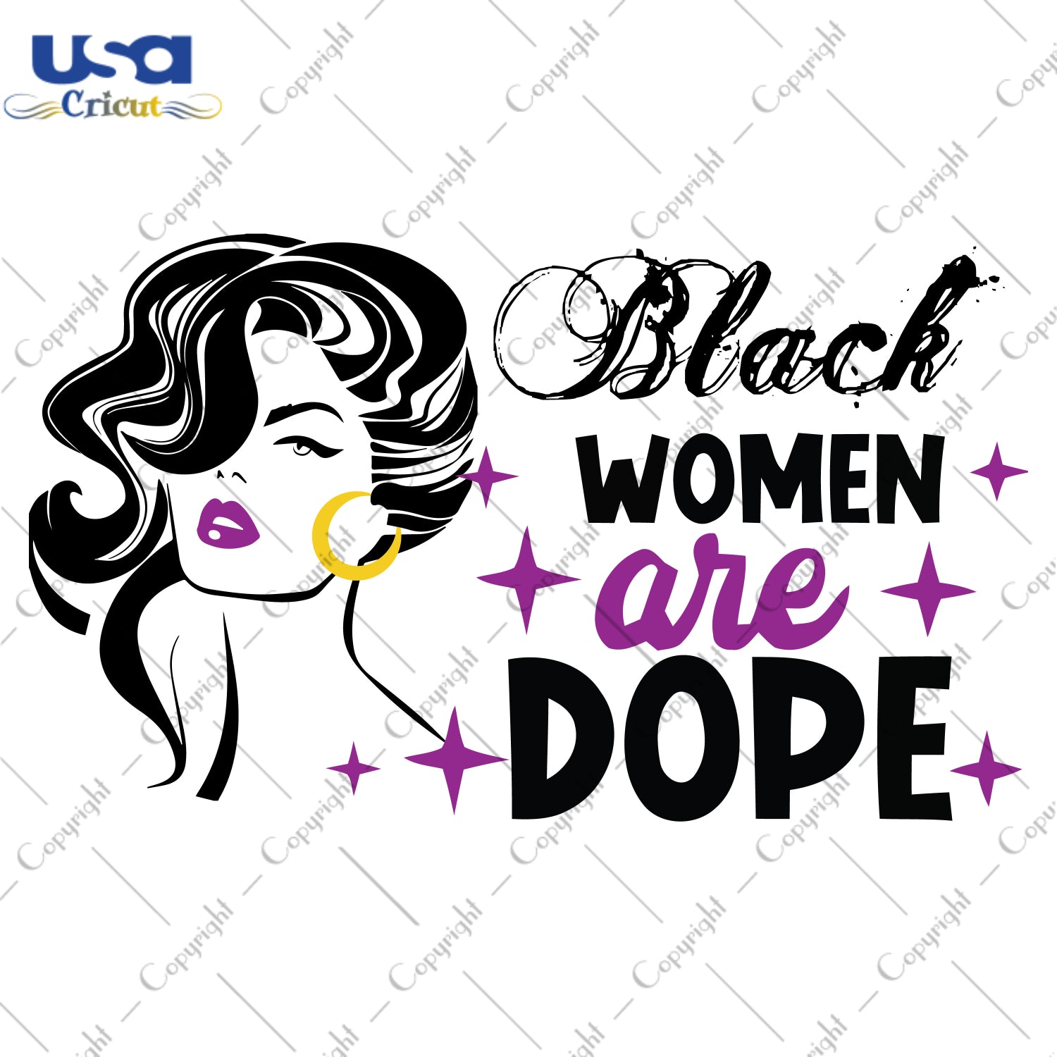 Black Women Are Dope Black Girl Gifts, Shirt For Black Girl Svg File Diy Crafts Svg Files For Cricut, Silhouette Sublimation Files - USA Cricut