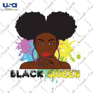 Black Queen Gifts, Shirt For Black Girl Svg File Diy Crafts Svg Files For Cricut, Silhouette Sublimation Files - USA Cricut