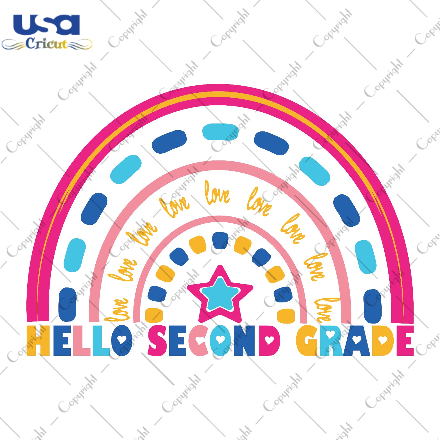 Hello Second Grade Back To School Gifts, Shirt For Kids Svg File Diy Crafts Svg Files For Cricut, Silhouette Sublimation Files - USA Cricut