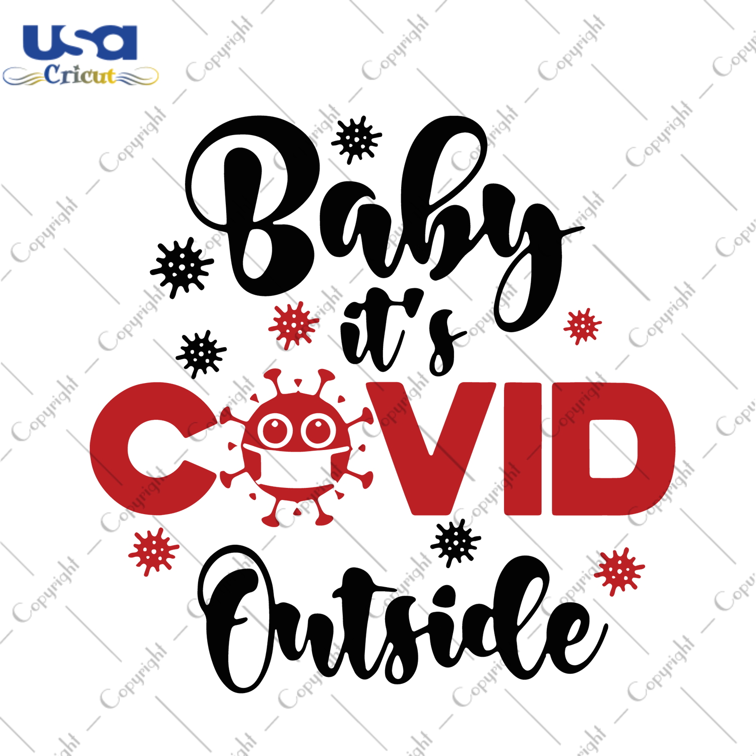 Baby Its Covid Outside Svg, Christmas Svg, Xmas Svg, Merry Christmas, Christmas Gift, Quarantine, Quarantine Christmas, Covid Svg, Covid 19 Svg, Corona Svg, Coronavirus Svg, Social Distancing