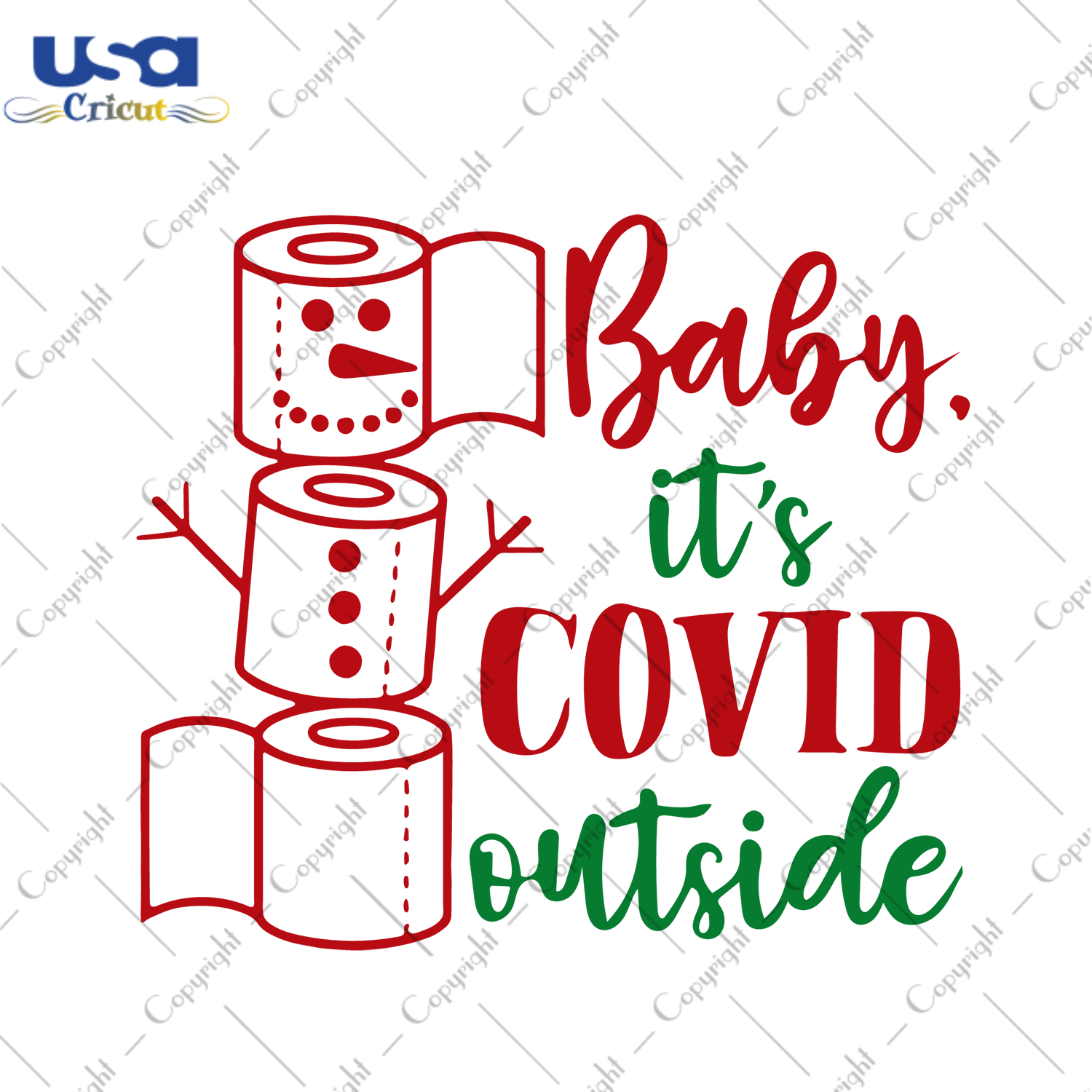 Baby Its Covid Outside Svg, Christmas Svg, Xmas Svg, Merry Christmas, Christmas Gift, Quarantine Svg, Quarantine Christmas, Covid Svg, Covid 19 Svg, Corona Svg, Toilet Paper Svg, Snowman Svg 