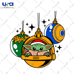 Baby Yoda In Christmas Ball Svg, Christmas Svg, Xmas Svg, Merry Christmas, Christmas Yoda, Yoda Svg, Baby Yoda Svg, Yoda Star Wars, Cute Yoda Svg, Christmas Baby Yoda, Christmas Ball Svg - US