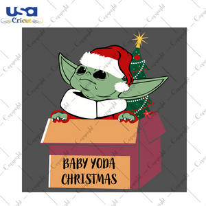 Baby Yoda In Christmas Box Svg, Christmas Svg, Xmas Svg, Merry Christmas, Christmas Yoda, Yoda Svg, Baby Yoda Svg, Yoda Star Wars, Cute Yoda Svg, Baby Yoda Christmas, Christmas Box Svg - USA 