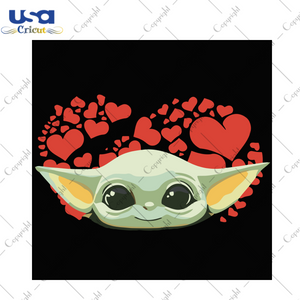 Baby Yoda Love, Valentine Svg, Baby Yoda Svg, Love Heart Svg, Lovely Yoda, Yoda Shirt, Happy Valentines Day, Valentine 2021, Valentine Gifts, Valentine Shirts, Gift For Him, Love Gifts, Gift For Wife, Girlfriend Svg