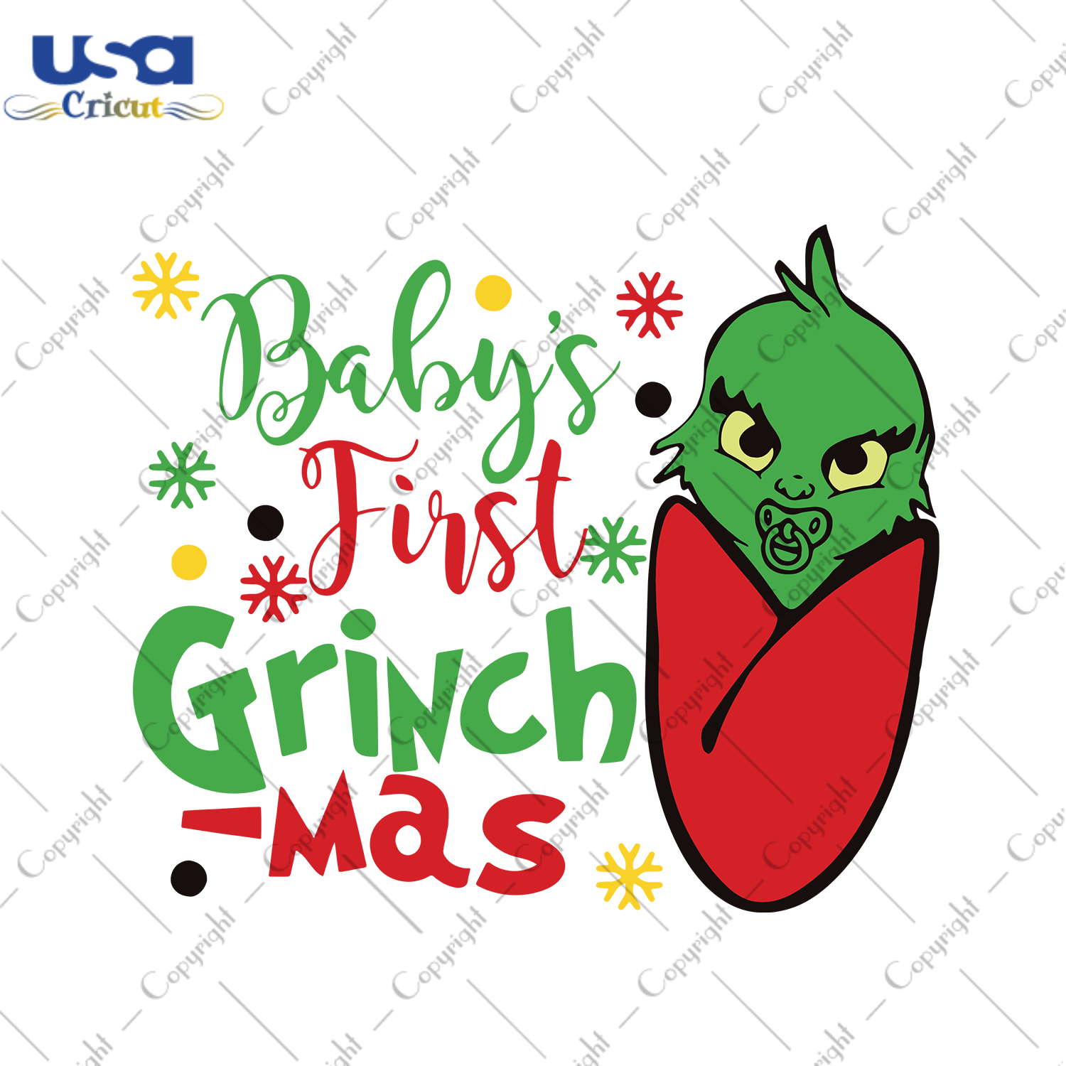 Babys First Grinchmas Svg, Christmas Svg, Xmas Svg, Christmas Gift, Merry Christmas, Grinchmas Svg, Grinch Svg, The Grinch, Baby Grinch, First Grinchmas, First Christmas, 1st Christmas, Babys