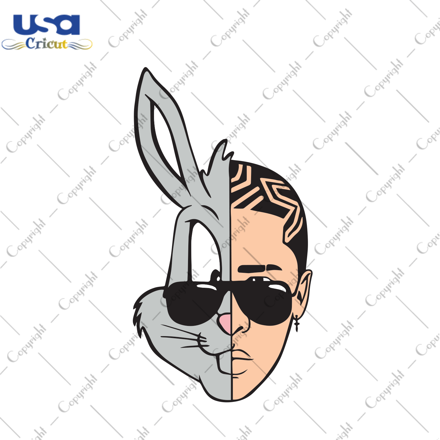 Bad Bunny Trending Gift Diy Crafts Svg Files For Cricut, Silhouette Sublimation Files