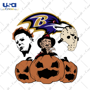 Baltimore Ravens Rugby NFL Halloween, Sport SVG, Halloween Svg, Happy Halloween, Halloween Gift, Halloween Shirt, Halloween Vector, Pumpkin Svg, Sport Svg, Cute Pumpkin, Baltimore Ravens Svg 