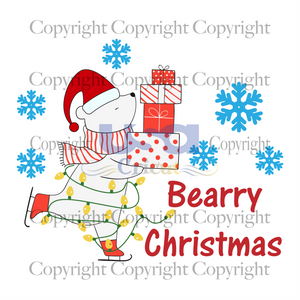 Bearry Christmas Svg, Christmas Svg, Bearry Christmas, Bear Svg, Christmas Bear Svg, Bear Gifts, Bear Lovers, Cute Bear Svg, Bear Vector, Santa Hat Svg, Christmas Snowflakes, Christmas Gifts,