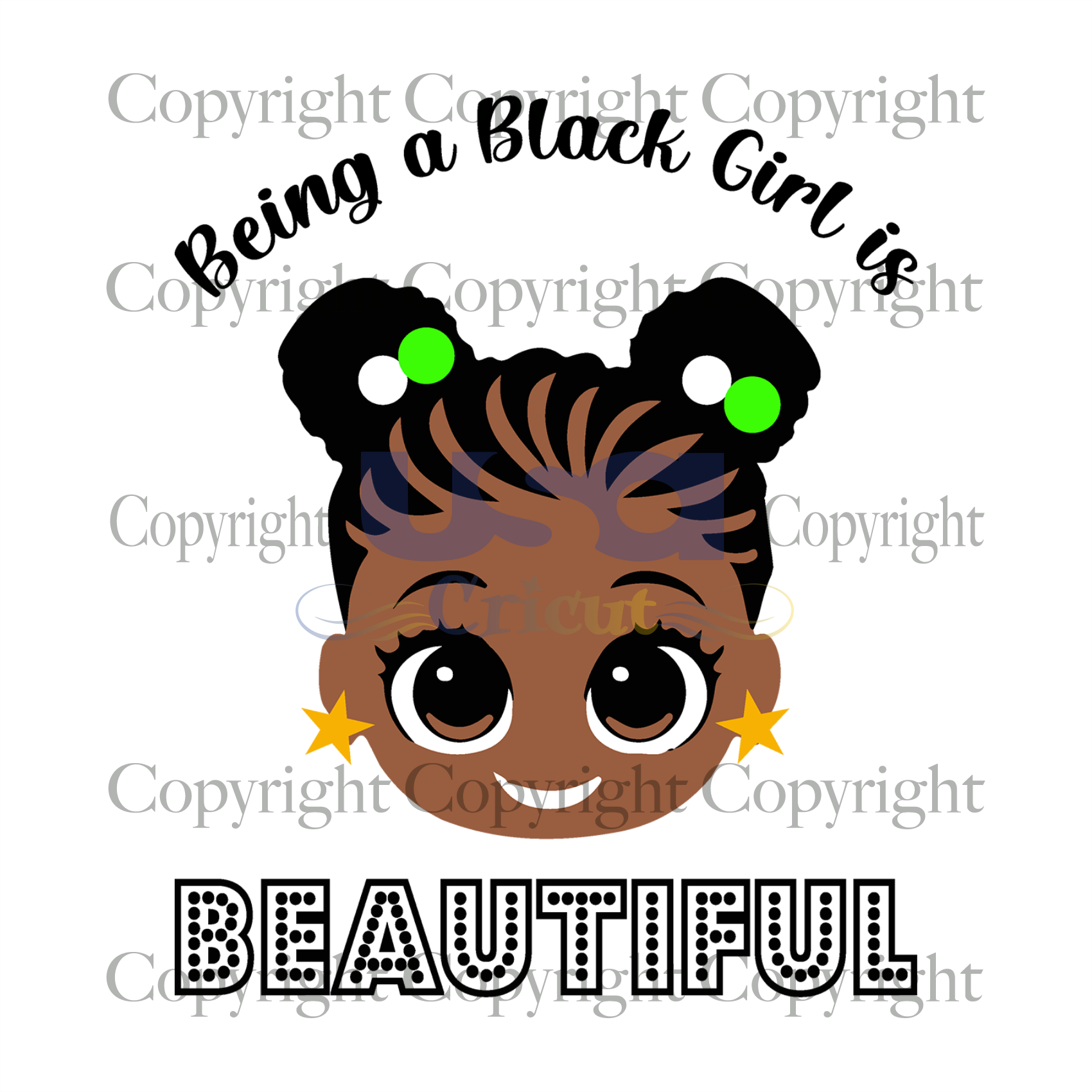 Being A Black Girl Is Beautiful Svg, Black Girl Magic Svg, Printable Cricut & Silhouette Sublimation files Instant Download - USA Cricut