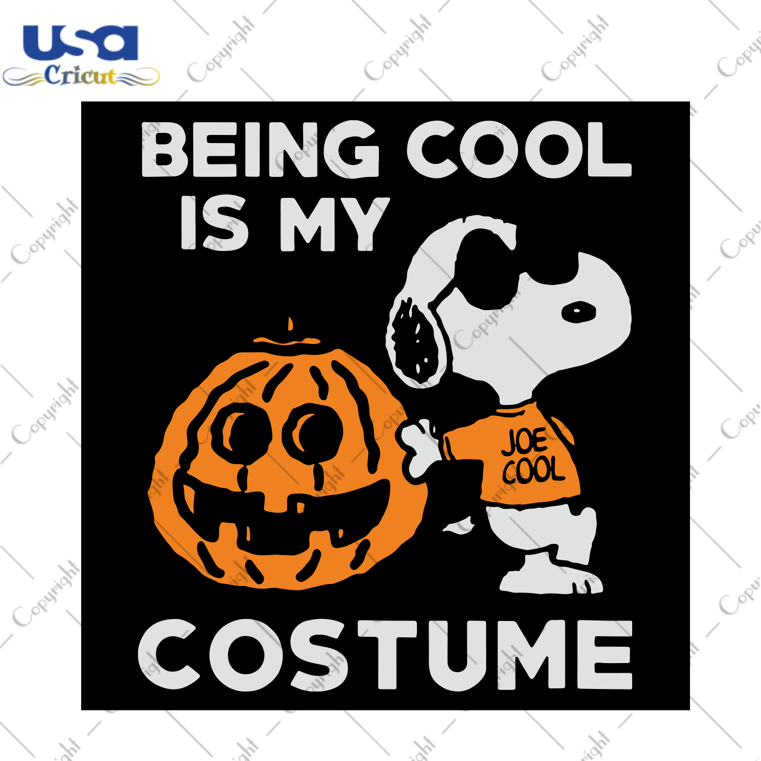 Being Cool Is My Costume, Halloween Svg, Halloween Shirt, Scary Halloween, Halloween Party, Halloween Pumpkin Shirt, Snoopy Shirt, Snoopy Lover, Cool Snoopy, Gift For Kids, Halloween Gift - U