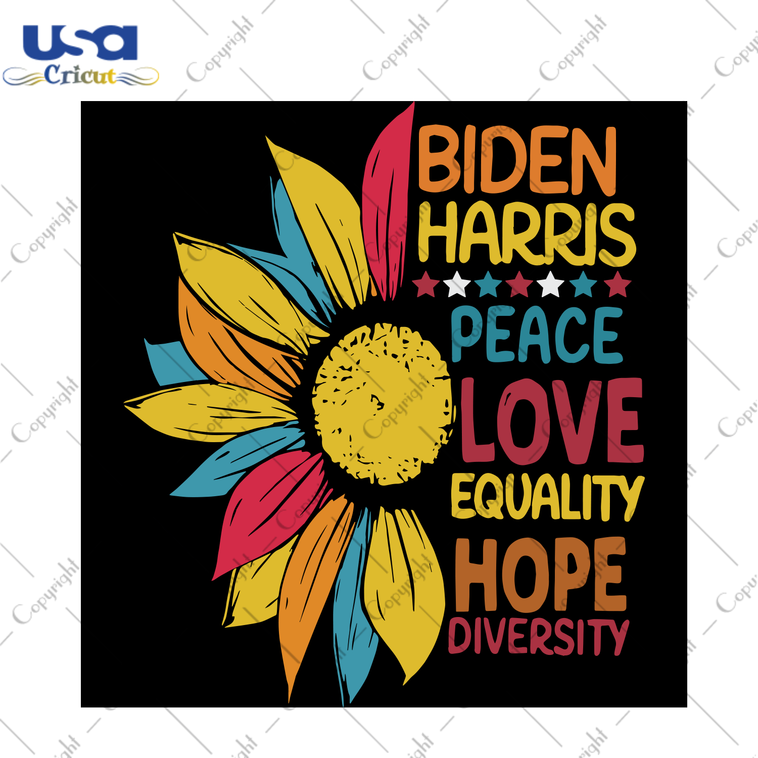 Biden Harris Peace Love Equality Hope Diversity, Trending Svg, Biden Harris Svg, Vote Svg, Biden Harris Vote, Peace Love Svg, Peace Love Gift, Hope Diversity Svg, Daisy Flower Svg, Digital Fi