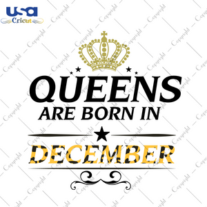 Birthday Gift Ideas, Leopard Queens Are Born In December Diy Crafts Svg Files For Cricut, Silhouette Sublimation Files - USA Cricut