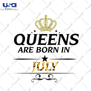 Birthday Gift Ideas, Leopard Queens Are Born In July Diy Crafts Svg Files For Cricut, Silhouette Sublimation Files - USA Cricut