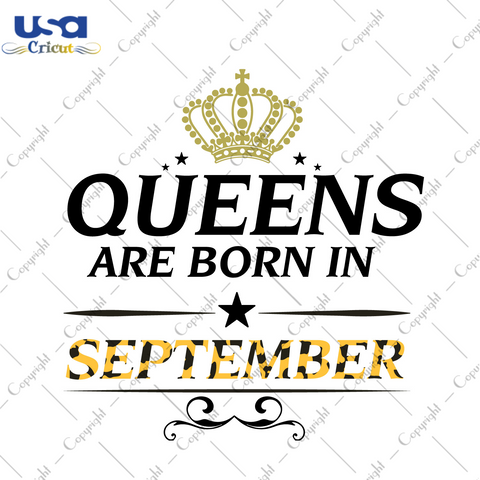 Birthday Gift Ideas, Leopard Queens Are Born In September Diy Crafts Svg Files For Cricut, Silhouette Sublimation Files - USA Cricut