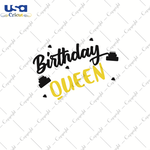 Birthday Queen Svg, Birthday Svg, SVG files for cricut instant download file - USA Cricut