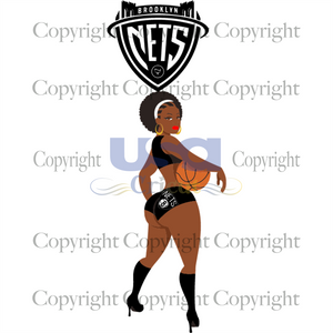 Black Girl Brooklyn Nets Svg, Brooklyn Nets Logo, Black Girl Basketball, Diy Crafts SVG Files For Cricut Instant Download File - USA Cricut