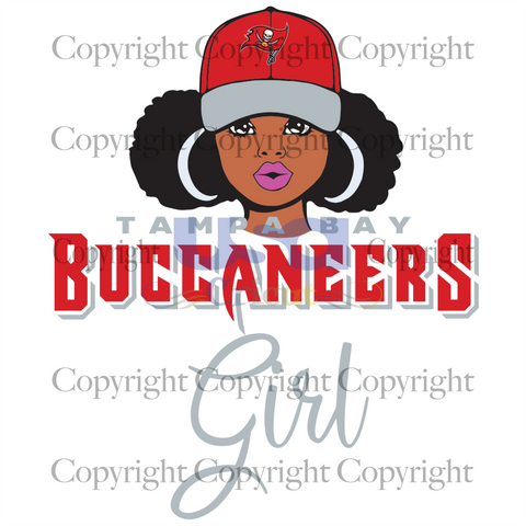 Black Girl Buccaneers Svg, Black Girl Svg, Tampa Bay Buccaneers Girl, Diy Crafts SVG Files For Cricut Instant Download File - USA Cricut