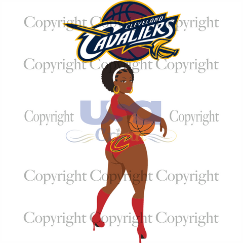 Black Girl Cleveland Cavaliers Svg, Cleveland Cavaliers Logo, Diy Crafts SVG Files For Cricut Instant Download File - USA Cricut