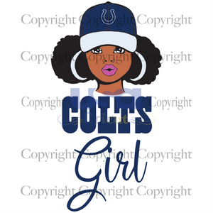 Black Girl Colts Svg, Black Girl Svg, Black Woman, Indianapolis Colts Girl, Diy Crafts SVG Files For Cricut Instant Download File - USA Cricut