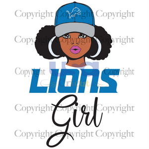 Black Girl Lions Svg, Black Girl Svg, Black Woman, Detroit Lions Girl, Diy Crafts SVG Files For Cricut Instant Download File - USA Cricut