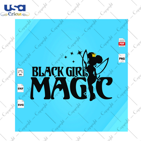 Black Girl Gift Diy Crafts Svg Files For Cricut, Silhouette Sublimation Files