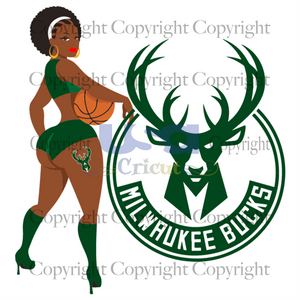 Black Girl Milwaukee Bucks Svg, Milwaukee Bucks Logo, Black Girl Basketball, Diy Crafts SVG Files For Cricut Instant Download File - USA Cricut