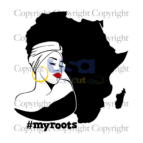 Black Girl My Roots, Black Girl Svg, Black Girl Magic,Diy Crafts SVG Files For Cricut, Silhouette Sublimation Files Shirt Design Ideas  Instant Download - USA Cricut