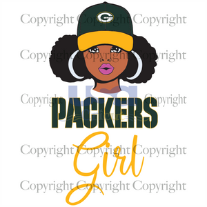 Black Girl Packers Svg, Black Girl Svg, Black Woman, Green Bay Packers Girl, Diy Crafts SVG Files For Cricut Instant Download File - USA Cricut