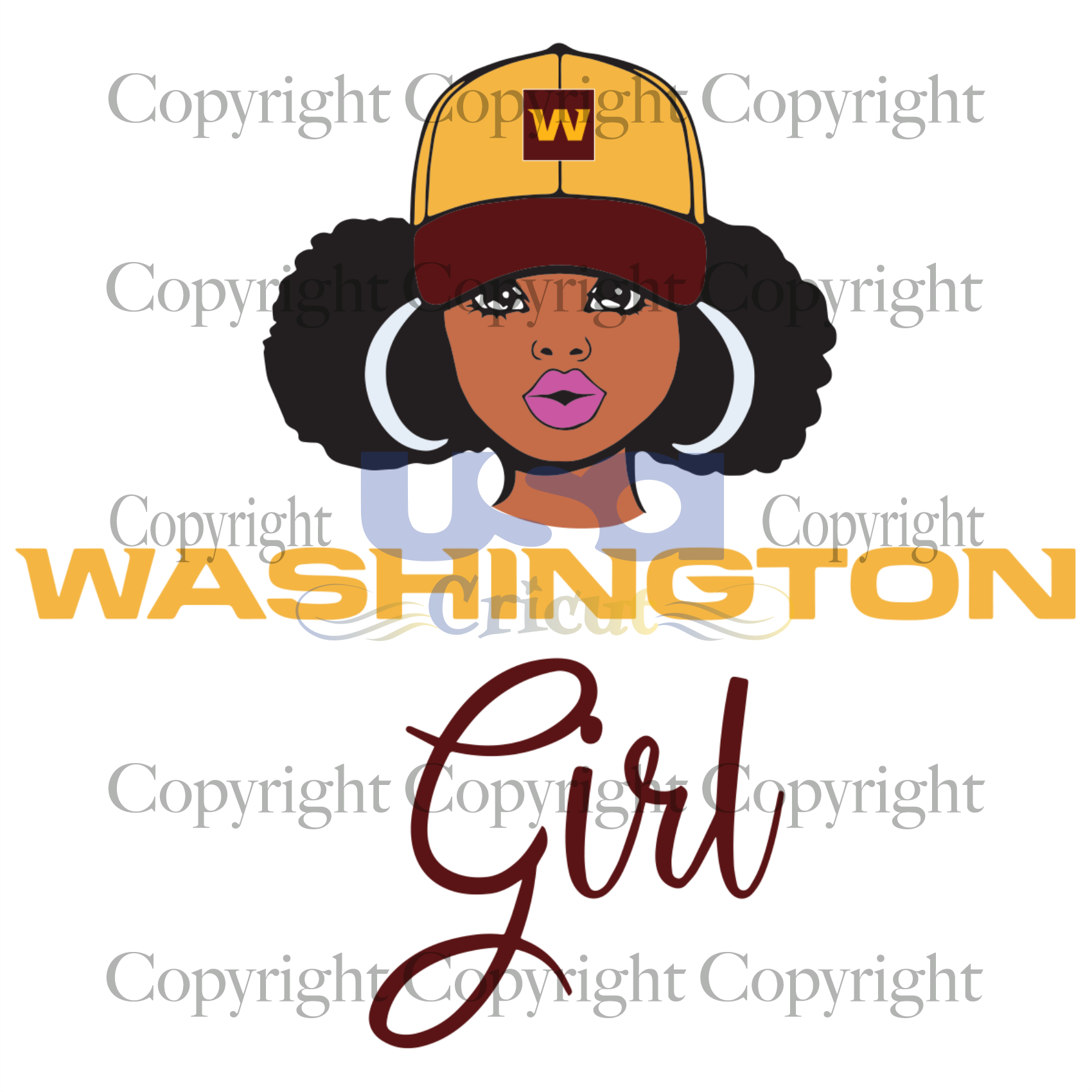 Black Girl Washington Svg, Black Girl Svg, Washington Girl, Diy Crafts SVG Files For Cricut Instant Download File - USA Cricut