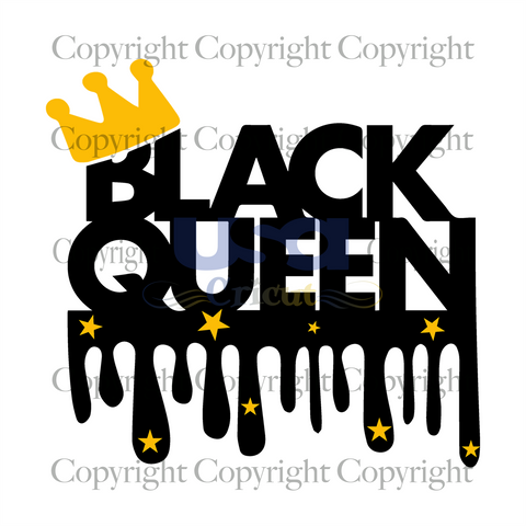 Black Queen Svg, Black Girl Magic Svg, Printable Cricut & Silhouette Sublimation files Instant Download - USA Cricut