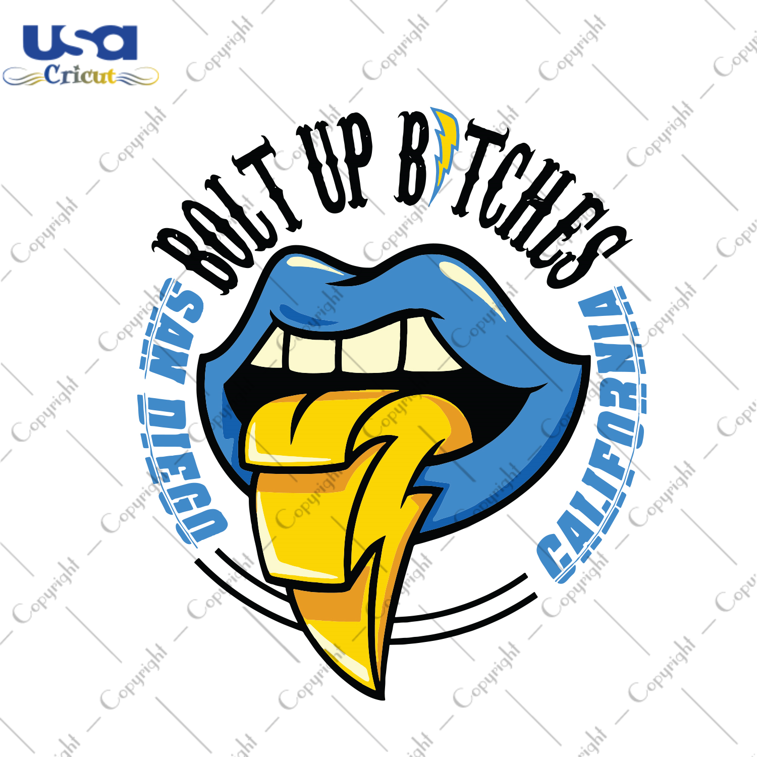 Bolt up Bitches San Diego California Sport Gift Diy Crafts Svg Files For Cricut, Silhouette Sublimation Files