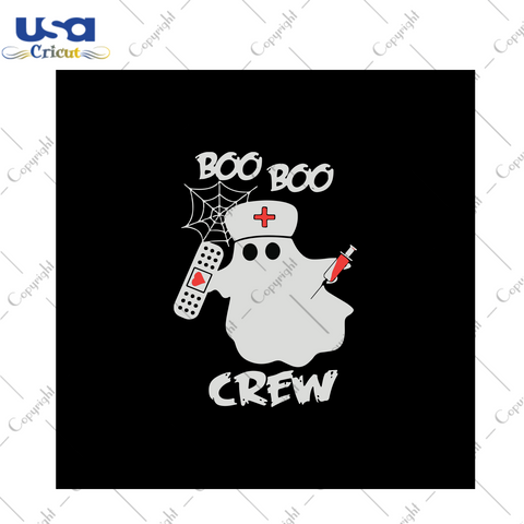 Boo Boo Crew, Halloween Svg, Halloween Gift, Halloween Shirt, Halloween Day, Gift For Halloween, Blood Bag Svg, Boo Svg, Boo Nures, Cute Boo, disign svg files - USA Cricut