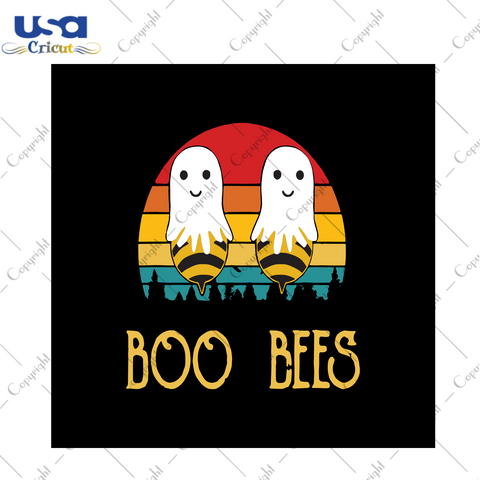 Boo bees, Halloween svg, Boo bee svg, Boo bee shirts, Boo bees halloween gift, Halloween ghost, Ghost svg, Ghost shirt, Halloween gift, Funny Halloween, Svg cricut, Silhouette svg files - USA